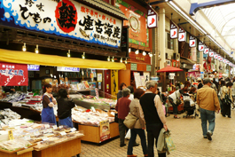 明石魚の棚商店街